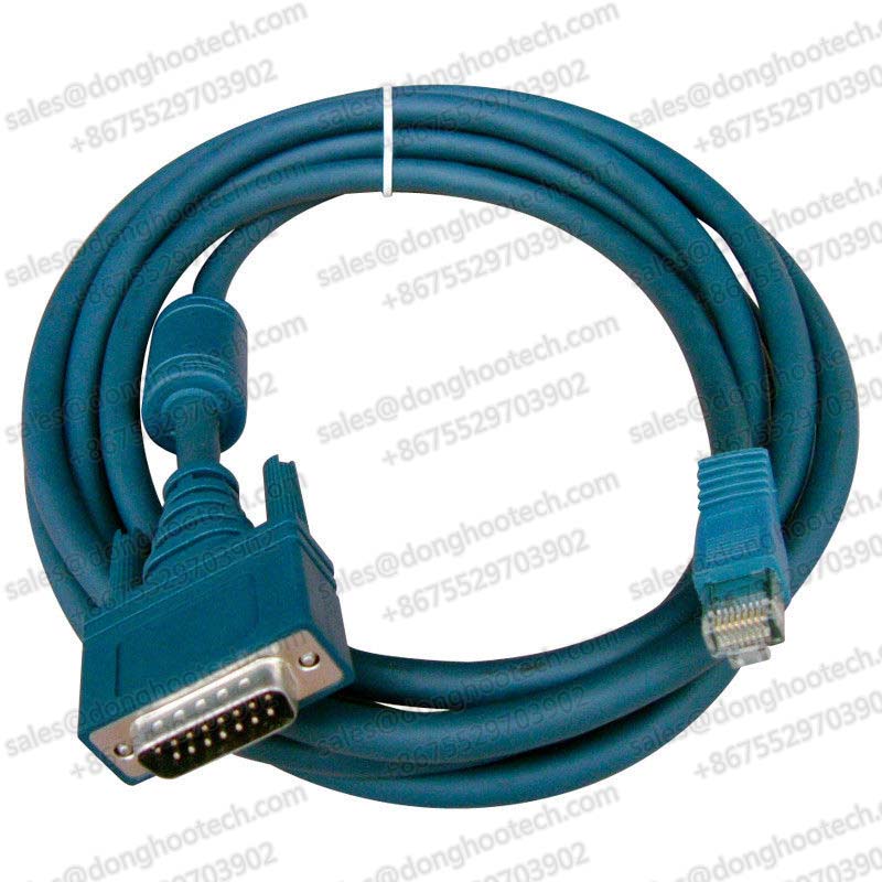  DB15 Male to RJ45 straight Modular Adapter Patch Cable 