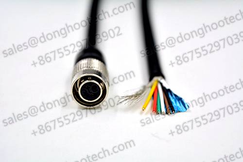 Industrial Camera I/O Cable with Compatiable HRS HR10A-7P-6S ( 73 )  to Open Non-Twisted 6pin Wire