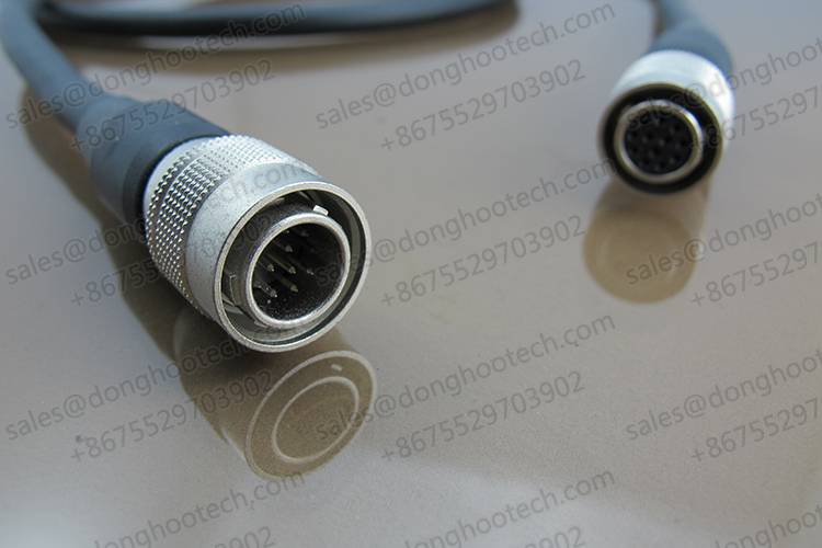 Sony CCXC-12P02N  Analog  Video  Cable Assemblies 2 meters for Industrial Cameras with  HR10A-10R-12SB and HR10A-10R-12PB Interface 