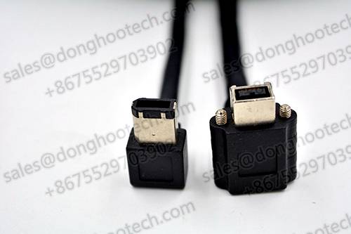 Firewire 400 6pin 90 Degree Right Angle Cable