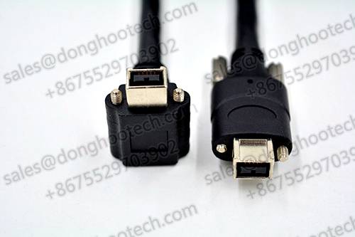  Right Angle IEEE 1394 Firewire Cable 4.5 Meters 14.76 fts for Computer , Security Vision Camera 